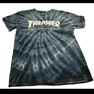 Mens Thrasher Magazine Tie Dye T Shirt Mens Size Medium Skateboarding